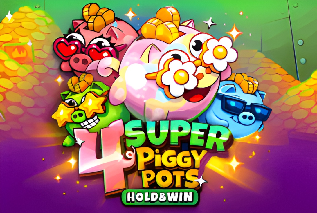 4 Super Piggypots: Hold&Win