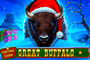 Great Buffalo Christmas Charm