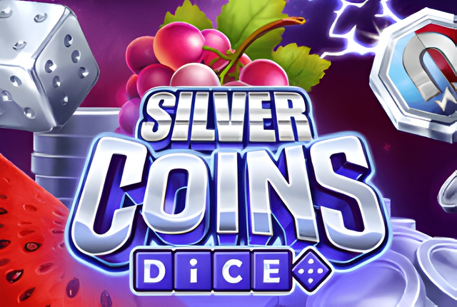 Silver Coins Dice