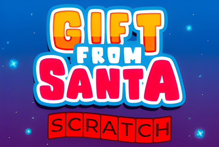Gift From Santa Blue