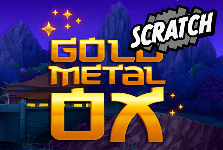 Gold Metal Ox Scratch